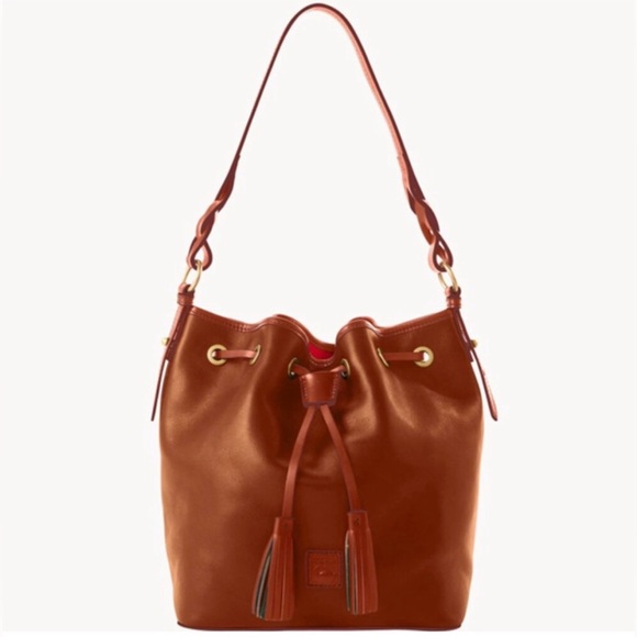 Dooney & Bourke Handbags - Dooney & Bourke Florentine Drawstring Bag in Natural NWT